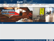 Tablet Screenshot of gaw-online.com